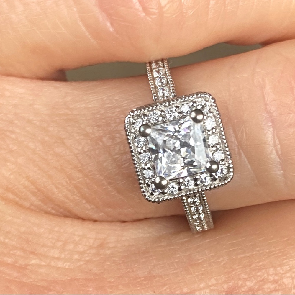 925 Sterling Silver and CZ Ring